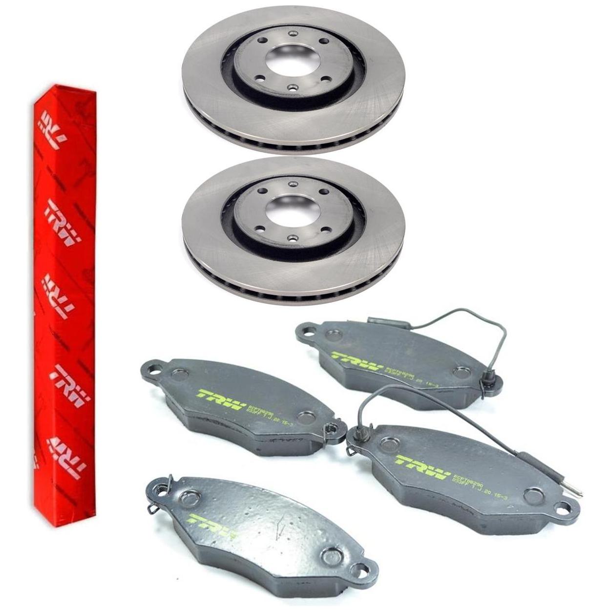 Kit Disco e Pastilha Dianteiro - TRW - RCDI01370 - RCPT08290 - (1)