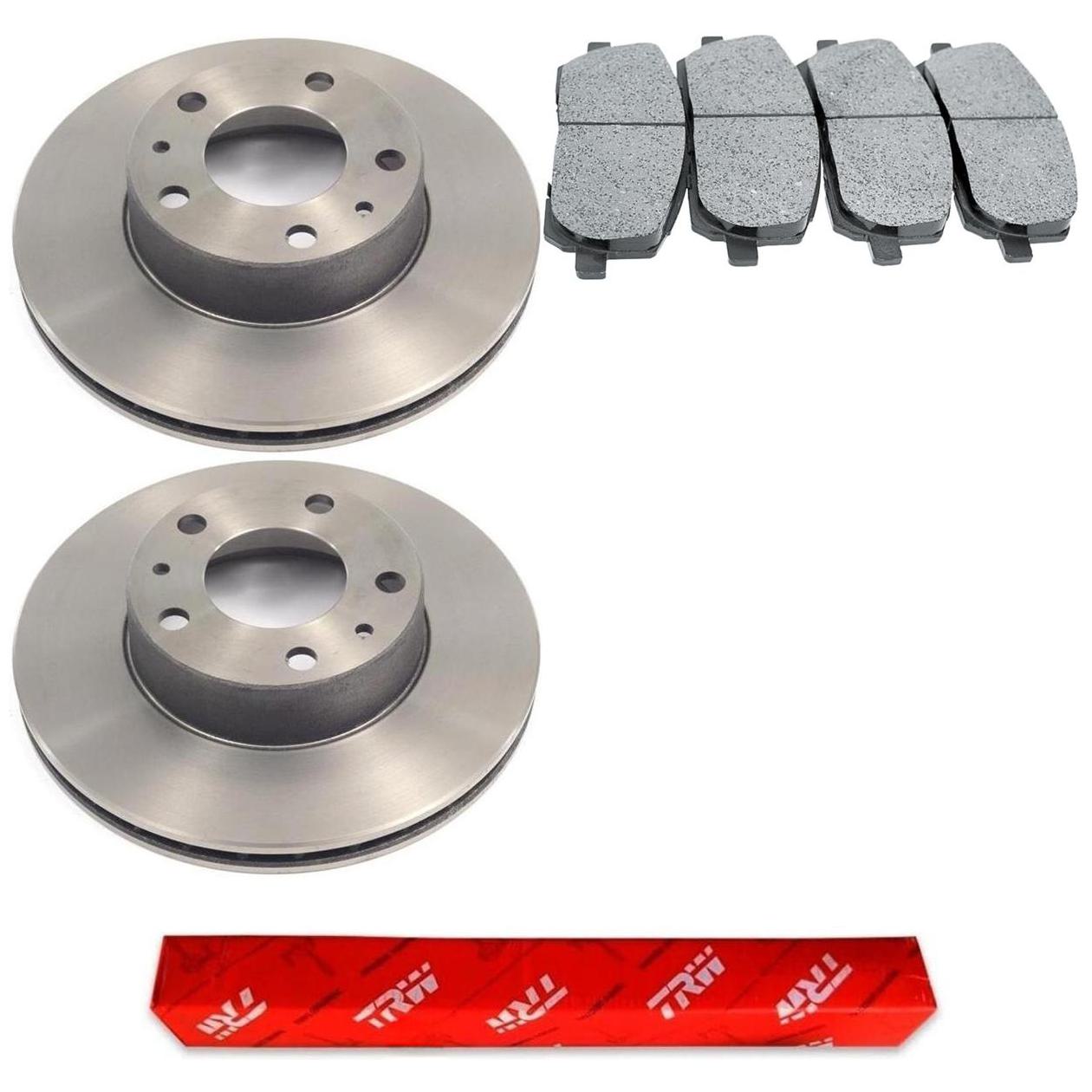 Kit Disco e Pastilha Dianteiro - TRW - RCDI07540 - RCPT08190 - (1)