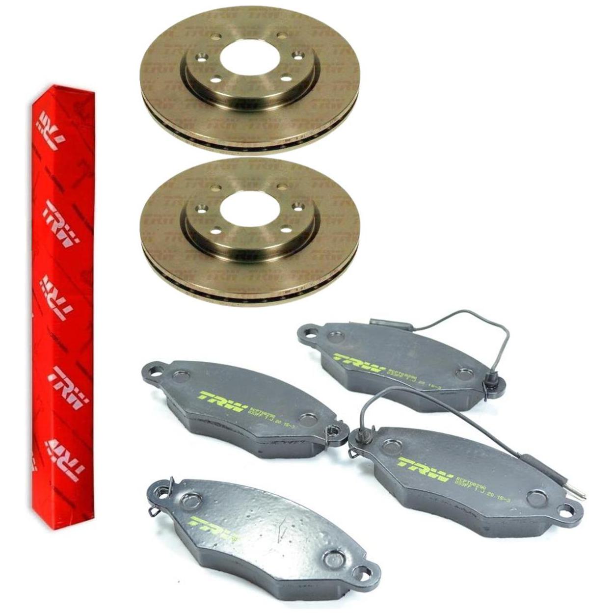 Kit Disco e Pastilha Dianteiro - TRW - RCDI01480 - RCPT08290 - (1)