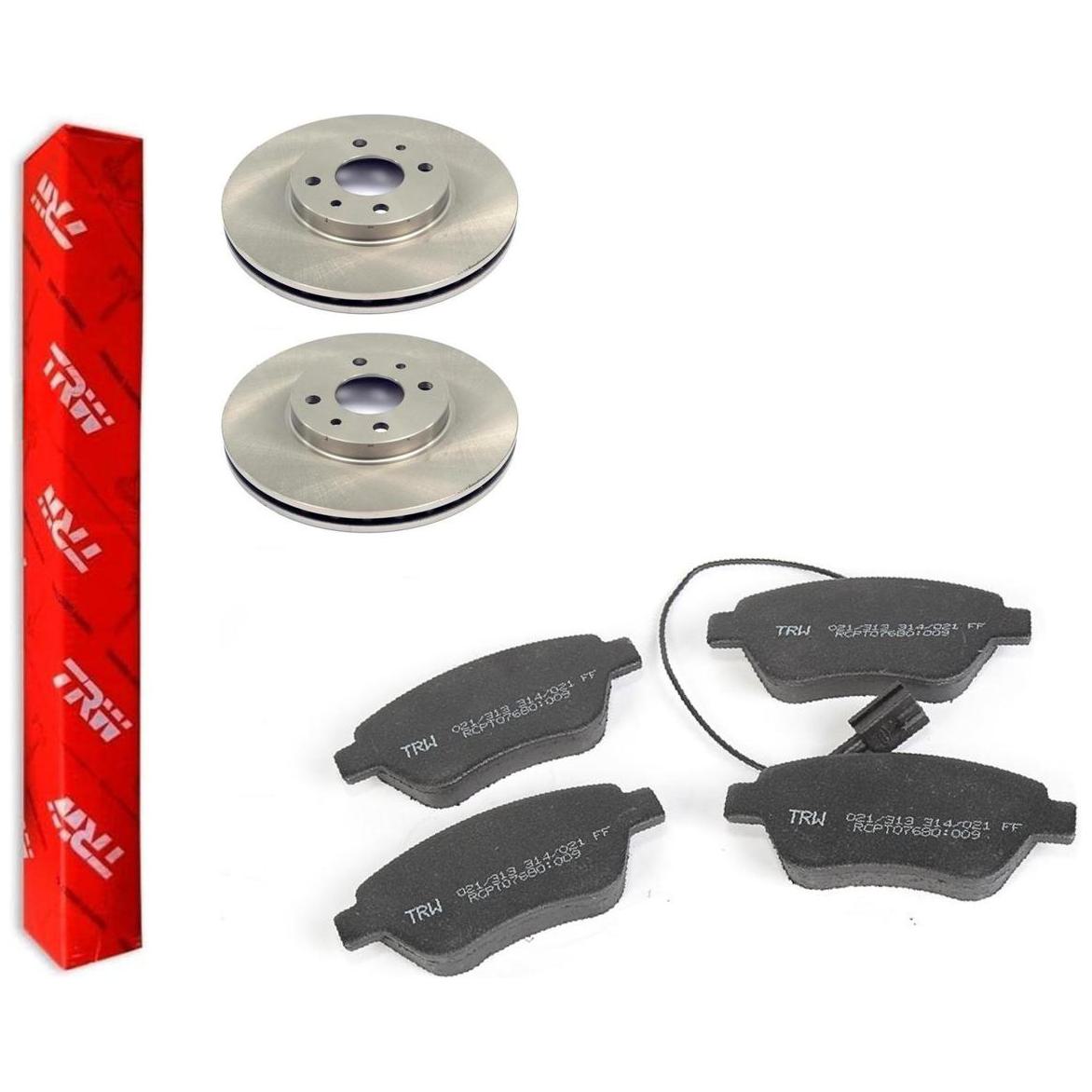 Kit Disco e Pastilha Dianteiro - TRW - RCDI00800 - RCPT07680 - (1)
