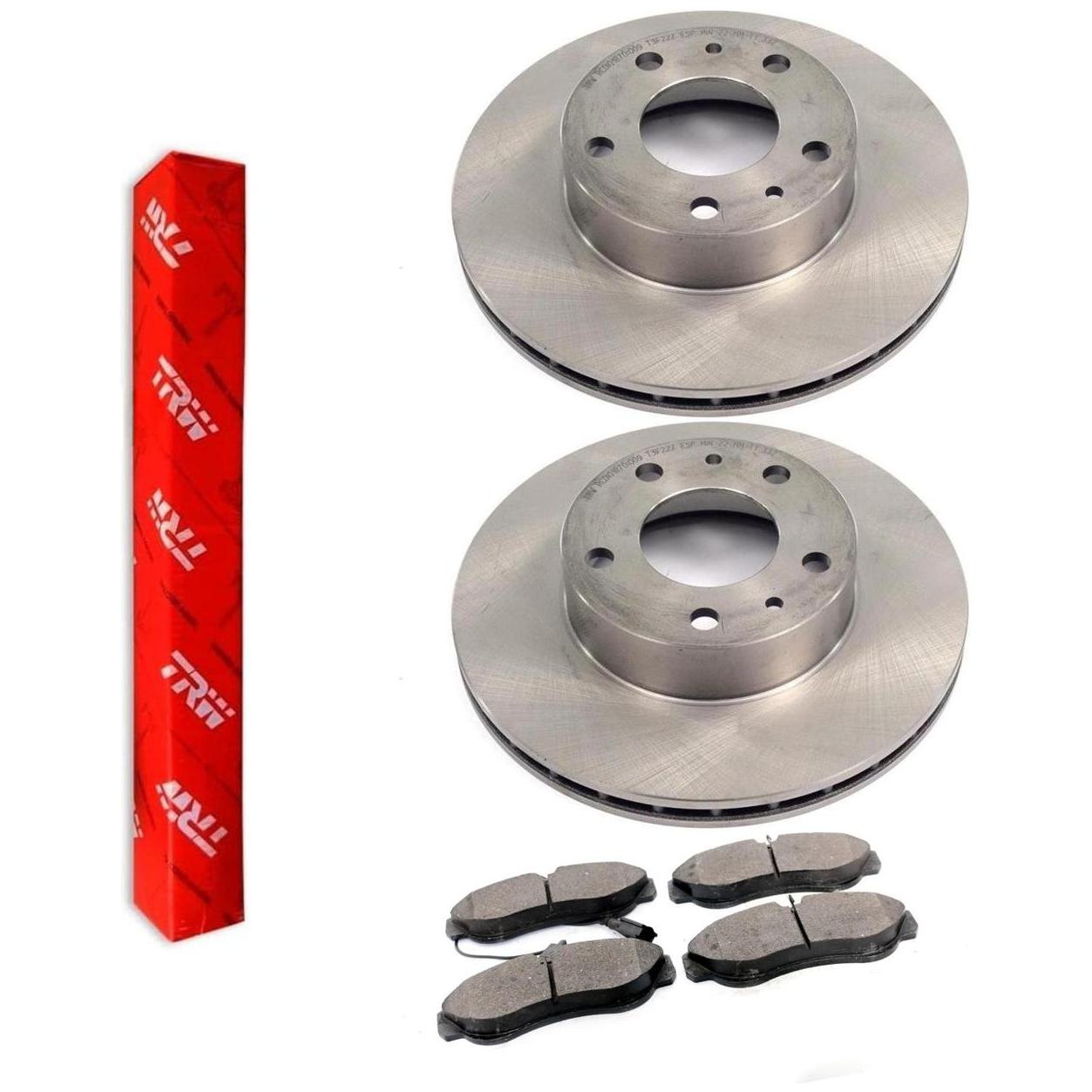 Kit Disco e Pastilha Dianteiro - TRW - RCDI01870 - RCPT04740 - (1)