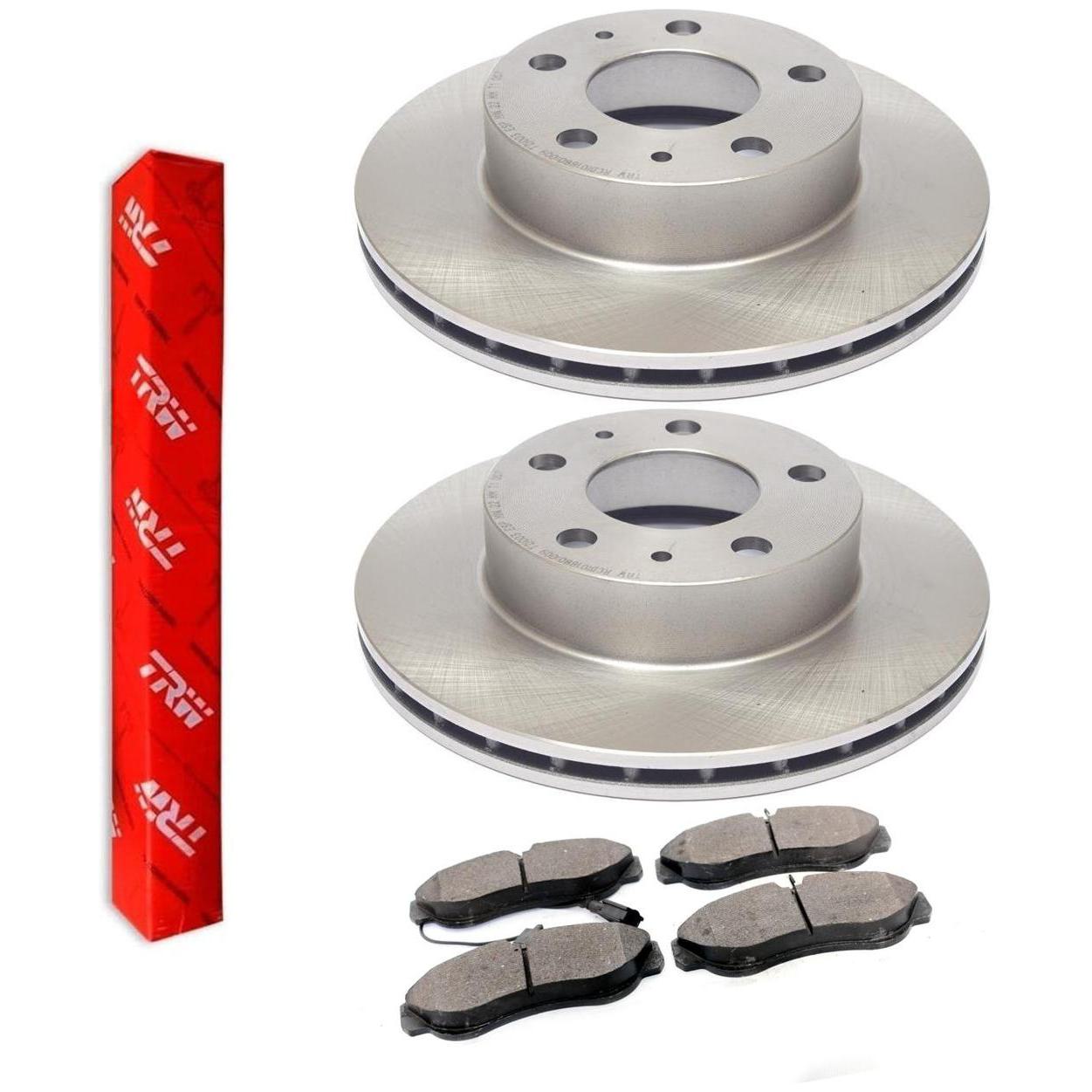 Kit Disco e Pastilha Dianteiro - TRW - RCDI01880 - RCPT04740 - (1)