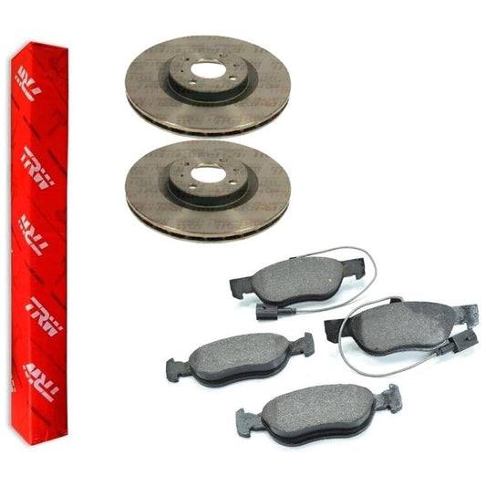 Kit Disco e Pastilha Dianteiro - TRW - RCDI01800 - RCPT07590 - (1)