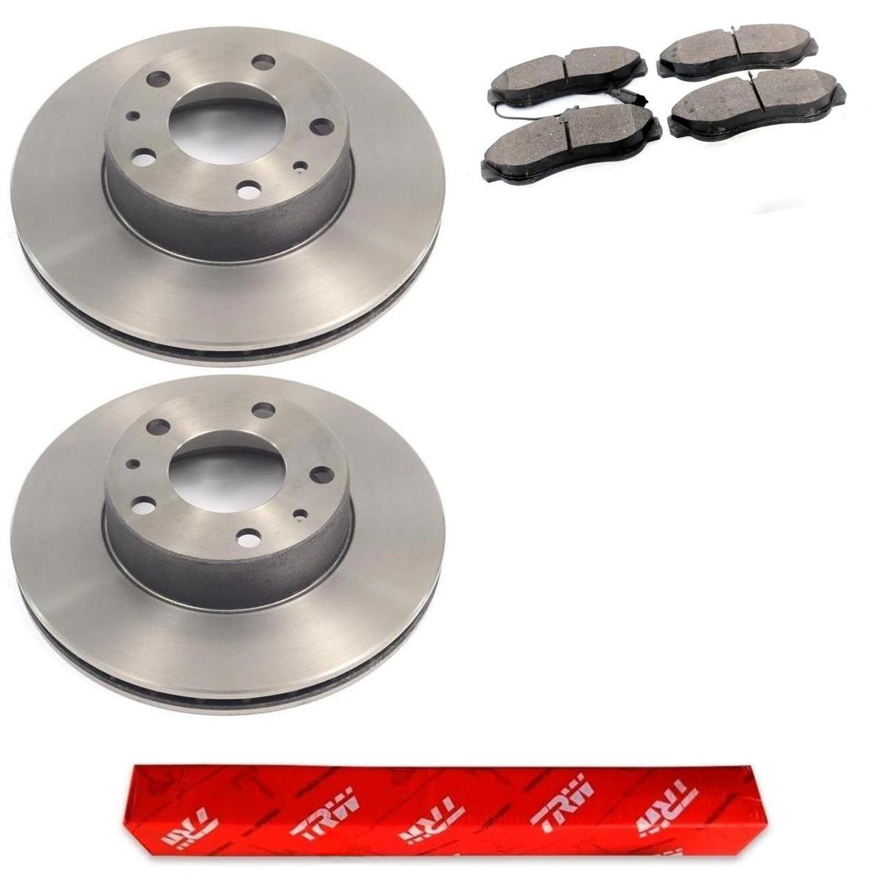 Kit Disco e Pastilha Dianteiro - TRW - RCDI07540 - RCPT04740 - (1)
