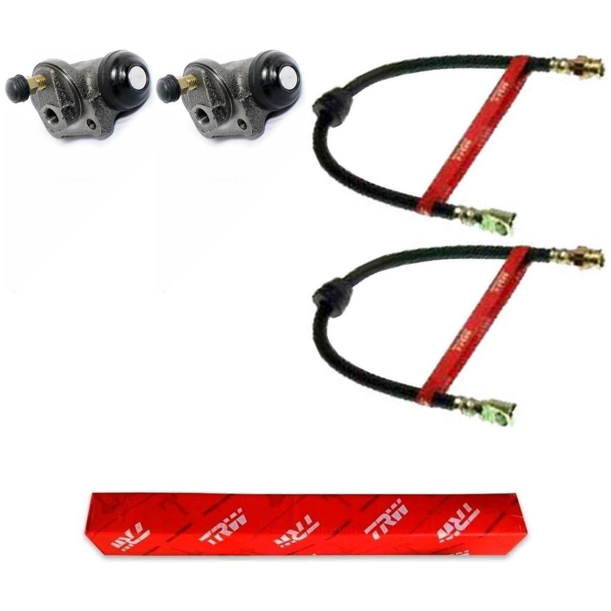 Kit Freio Traseiro Cilindro de Roda e Flexível - TRW - RCCR02120 - RPFX00090 - (1)