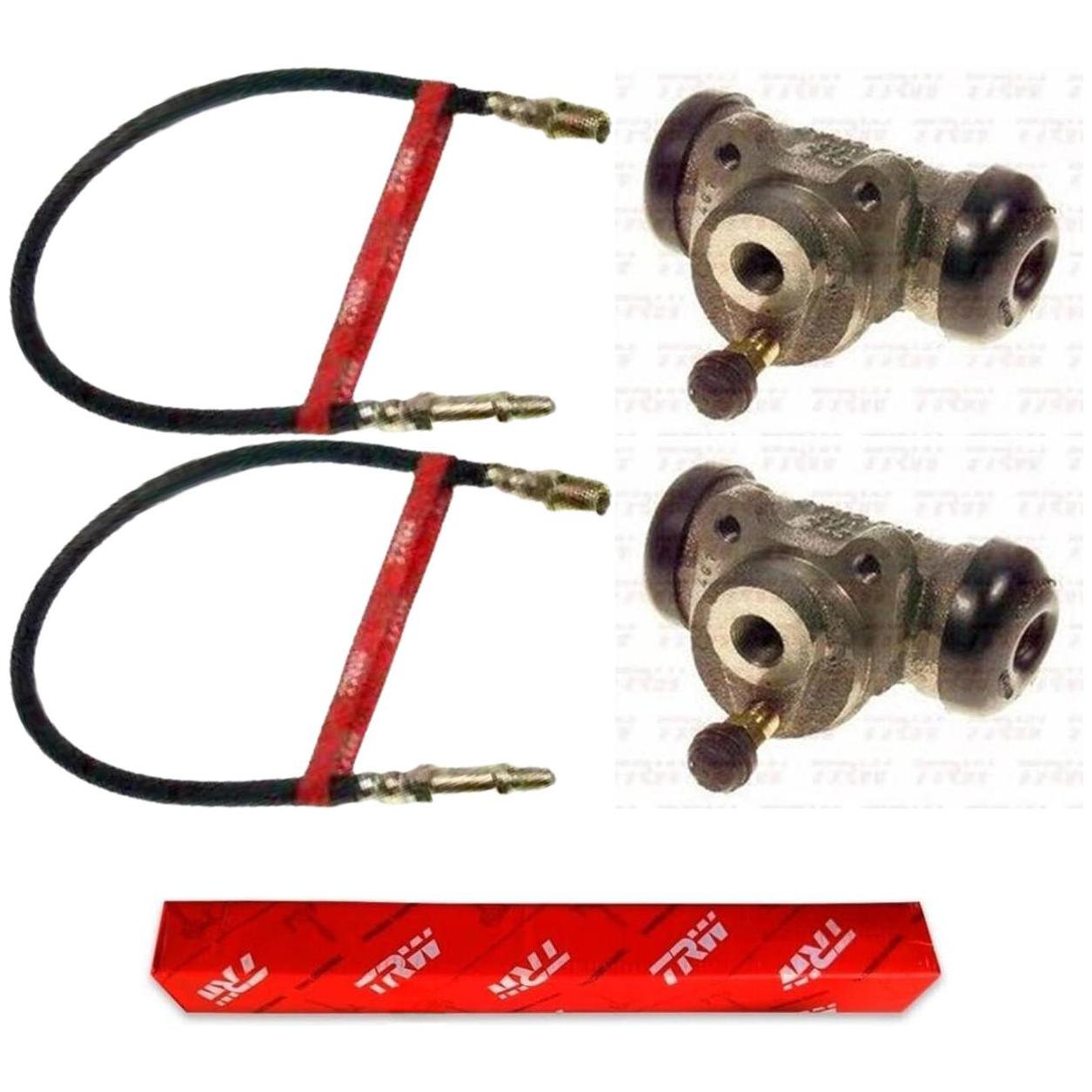 Kit Freio Traseiro Cilindro de Roda e Flexível - TRW - RCCR00023 - RPFX00550 - (1)