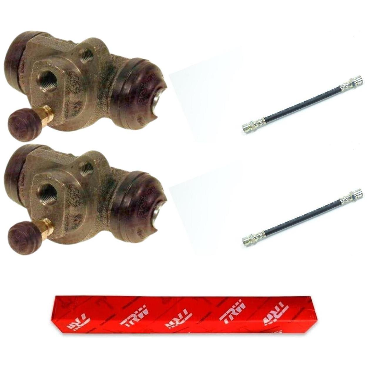 Kit Freio Traseiro Cilindro de Roda e Flexível - TRW - RCCR01305 - RPFX01010 - (1)