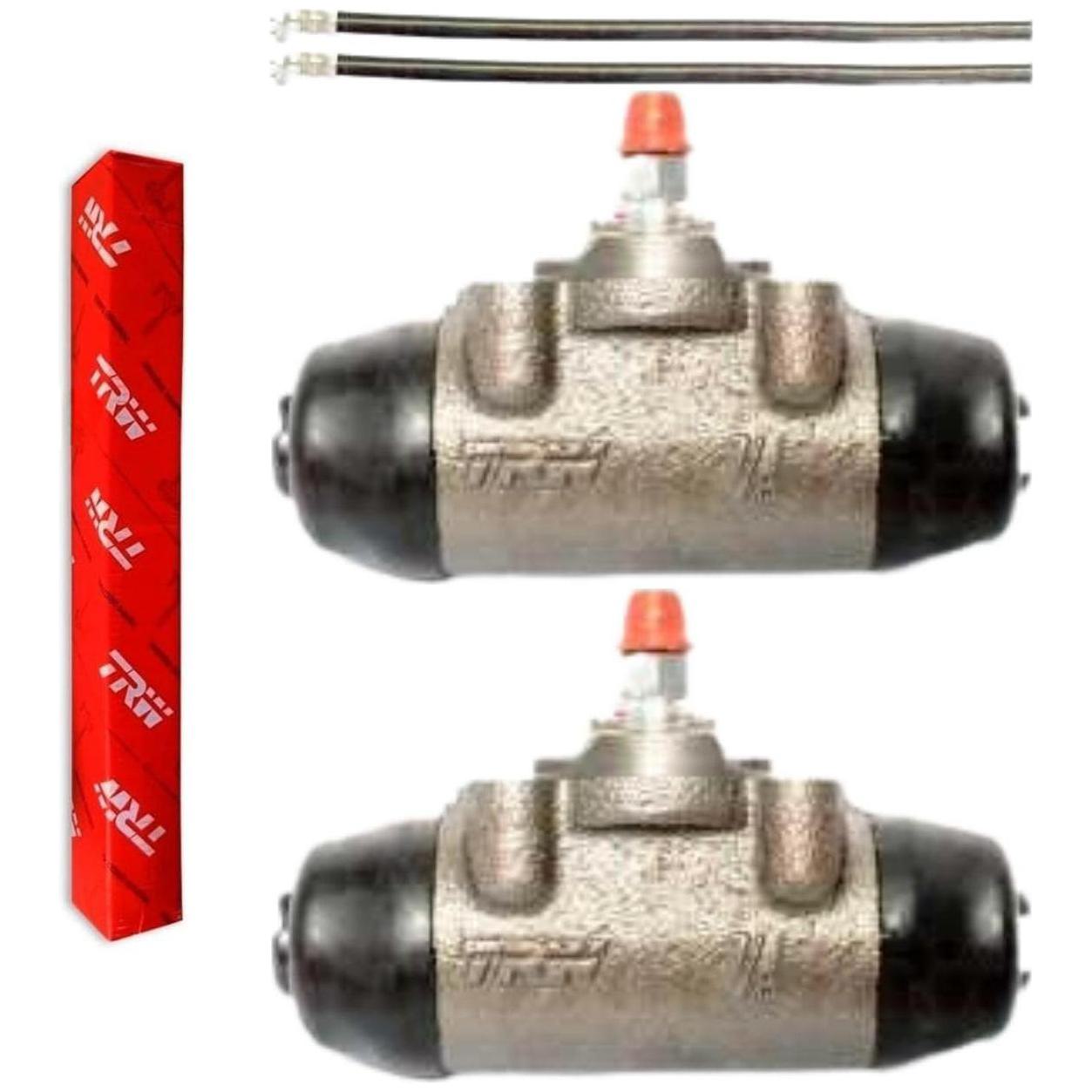 Kit Freio Traseiro Cilindro de Roda e Flexível - TRW - RCCR03010 - RPFX06840 - (1)