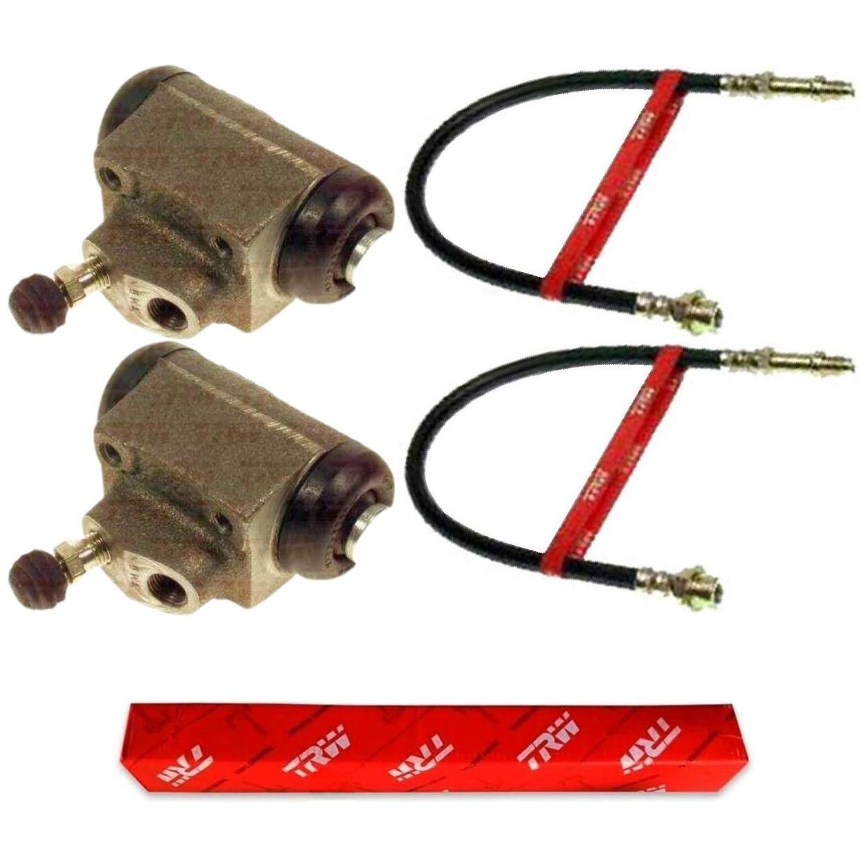 Kit Freio Traseiro Cilindro de Roda e Flexível - TRW - RCCR00521 - RPFX00560 - (1)