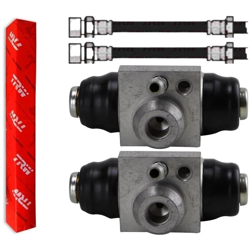 Kit Freio Traseiro Cilindro de Roda e Flexível - TRW - RCCR02930 - RPFX01420 - (1)