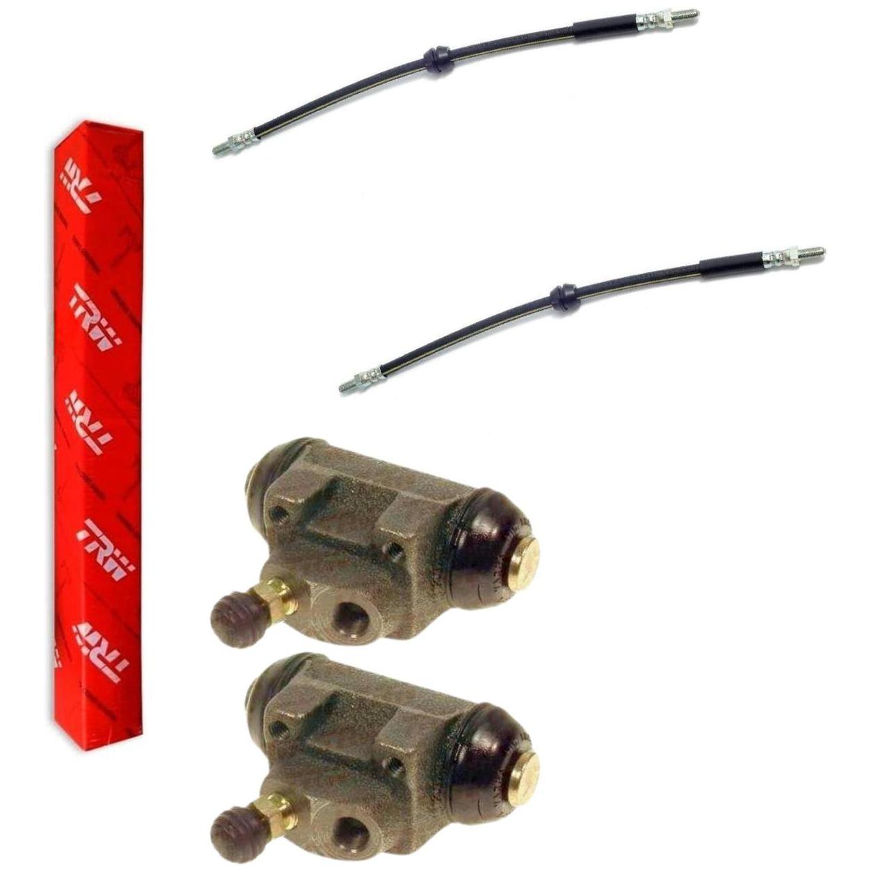 Kit Freio Traseiro Cilindro de Roda e Flexível - TRW - RCCR01910 - RPFX00260 - (1)