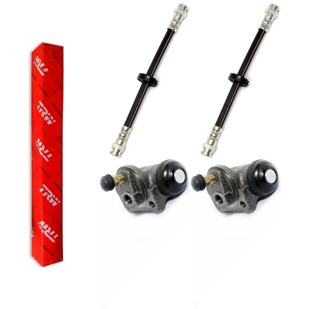 Kit Freio Traseiro Cilindro de Roda e Flexível - TRW - RCCR02120 - RPFX00110 - (1)