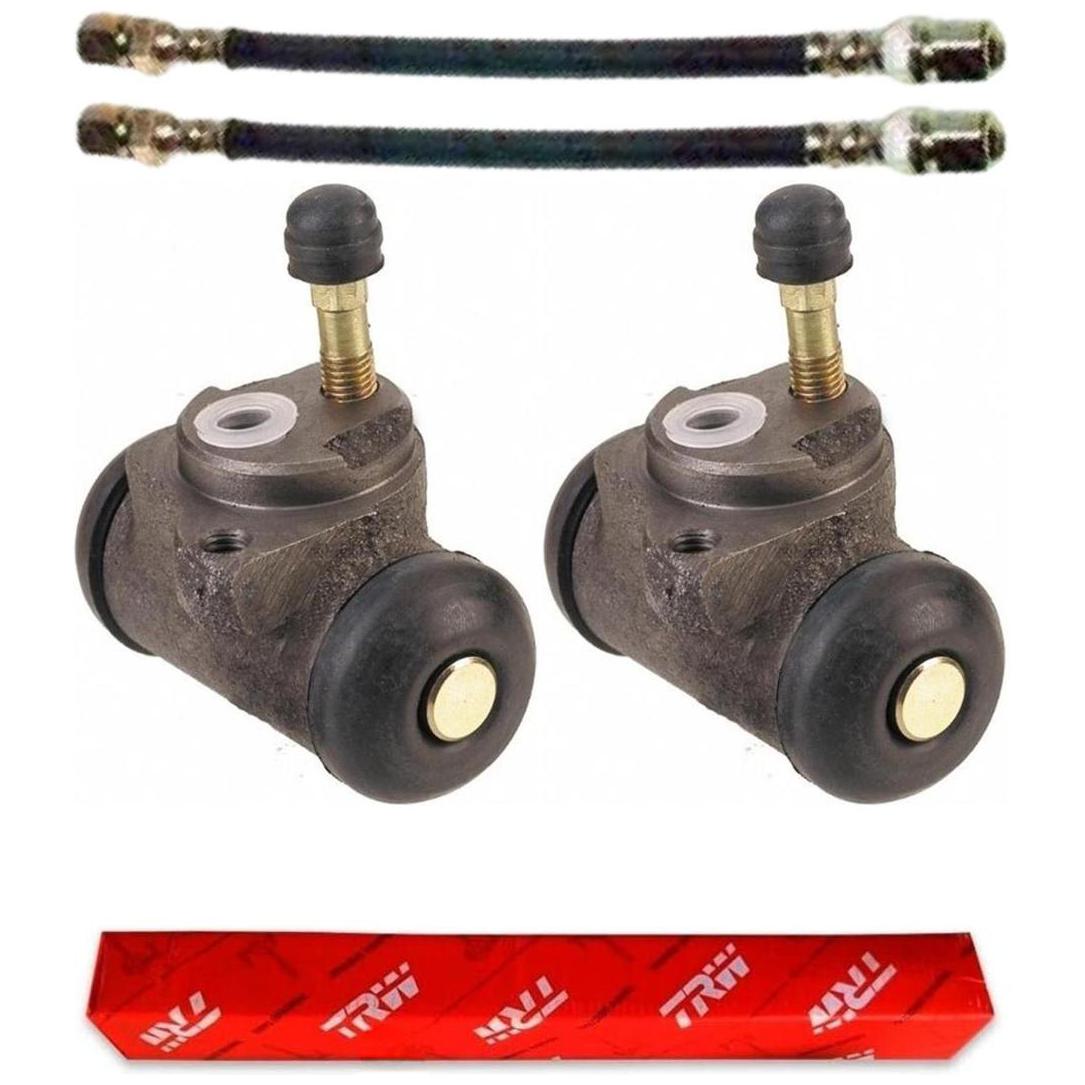 Kit Freio Traseiro Cilindro de Roda e Flexível - TRW - RCCR02040 - RPFX00900 - (1)