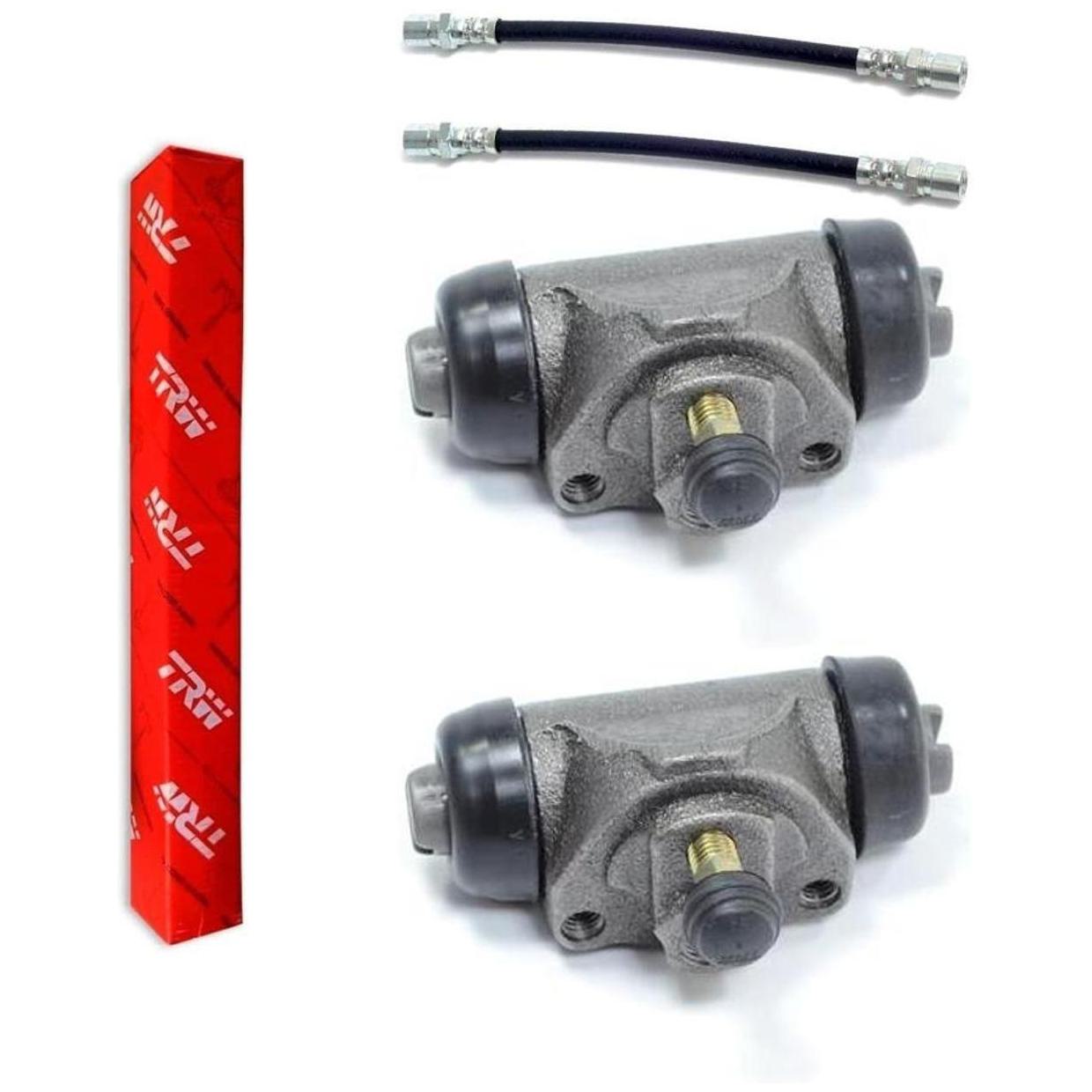 Kit Freio Traseiro Cilindro de Roda e Flexível - TRW - RCCR01400 - RPFX00060 - (1)