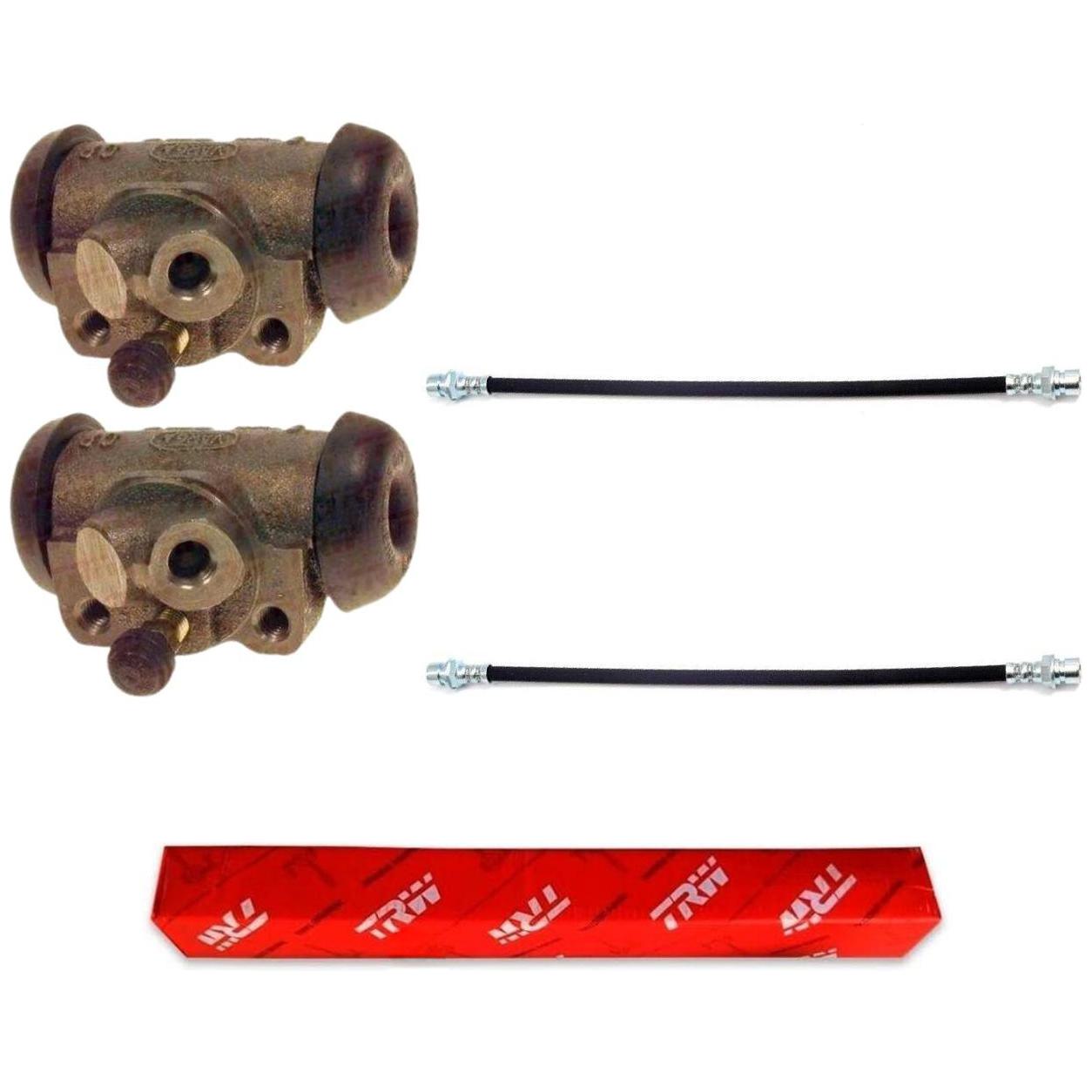 Kit Freio Traseiro Cilindro de Roda e Flexível - TRW - RCCR02080 - RPFX00840 - (1)