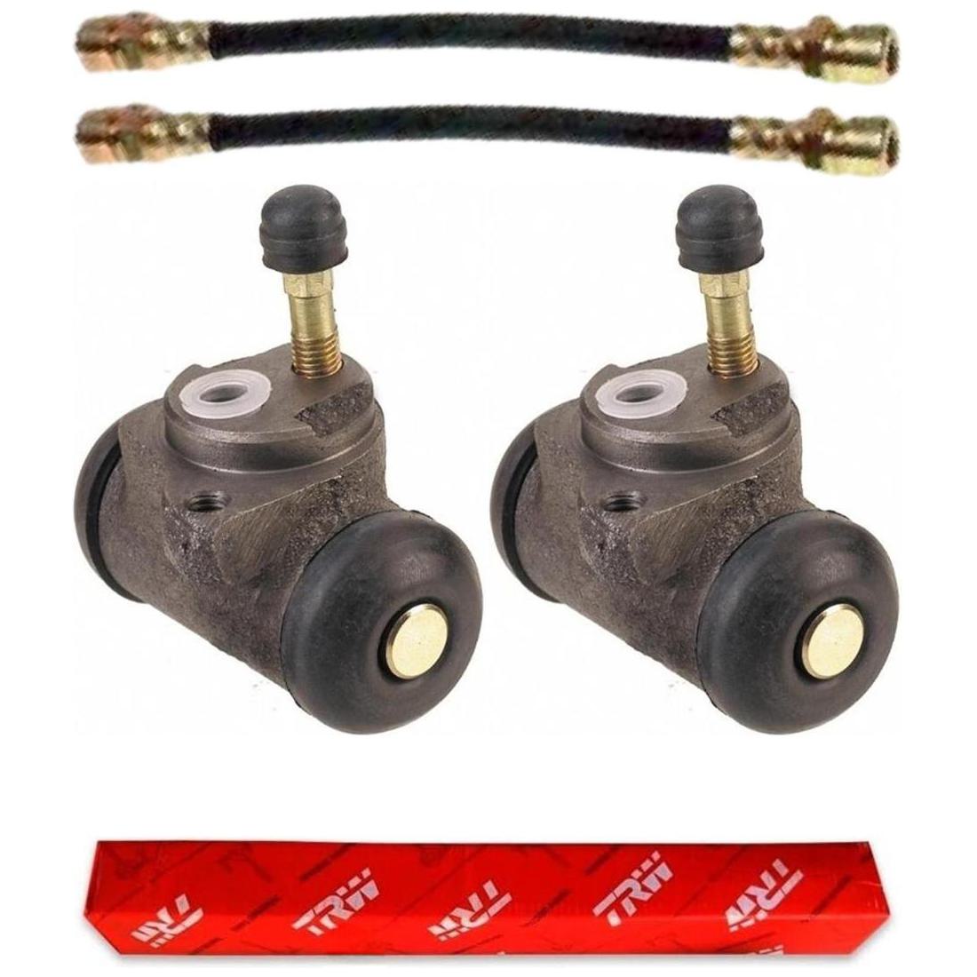Kit Freio Traseiro Cilindro de Roda e Flexível - TRW - RCCR02040 - RPFX00690 - (1)