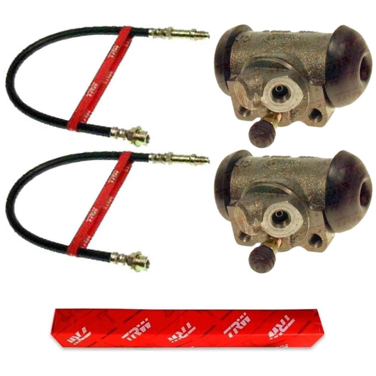 Kit Freio Traseiro Cilindro de Roda e Flexível - TRW - RCCR01440 - RPFX00560 - (1)