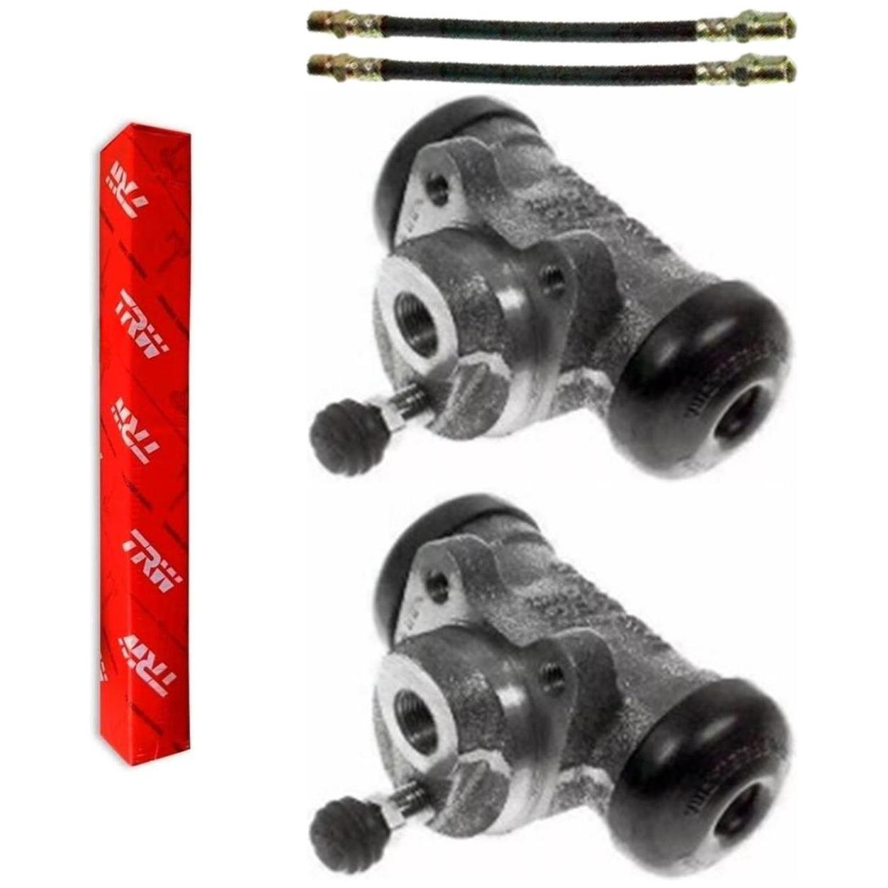 Kit Freio Traseiro Cilindro de Roda e Flexível - TRW - RCCR00163 - RPFX00870 - (1)