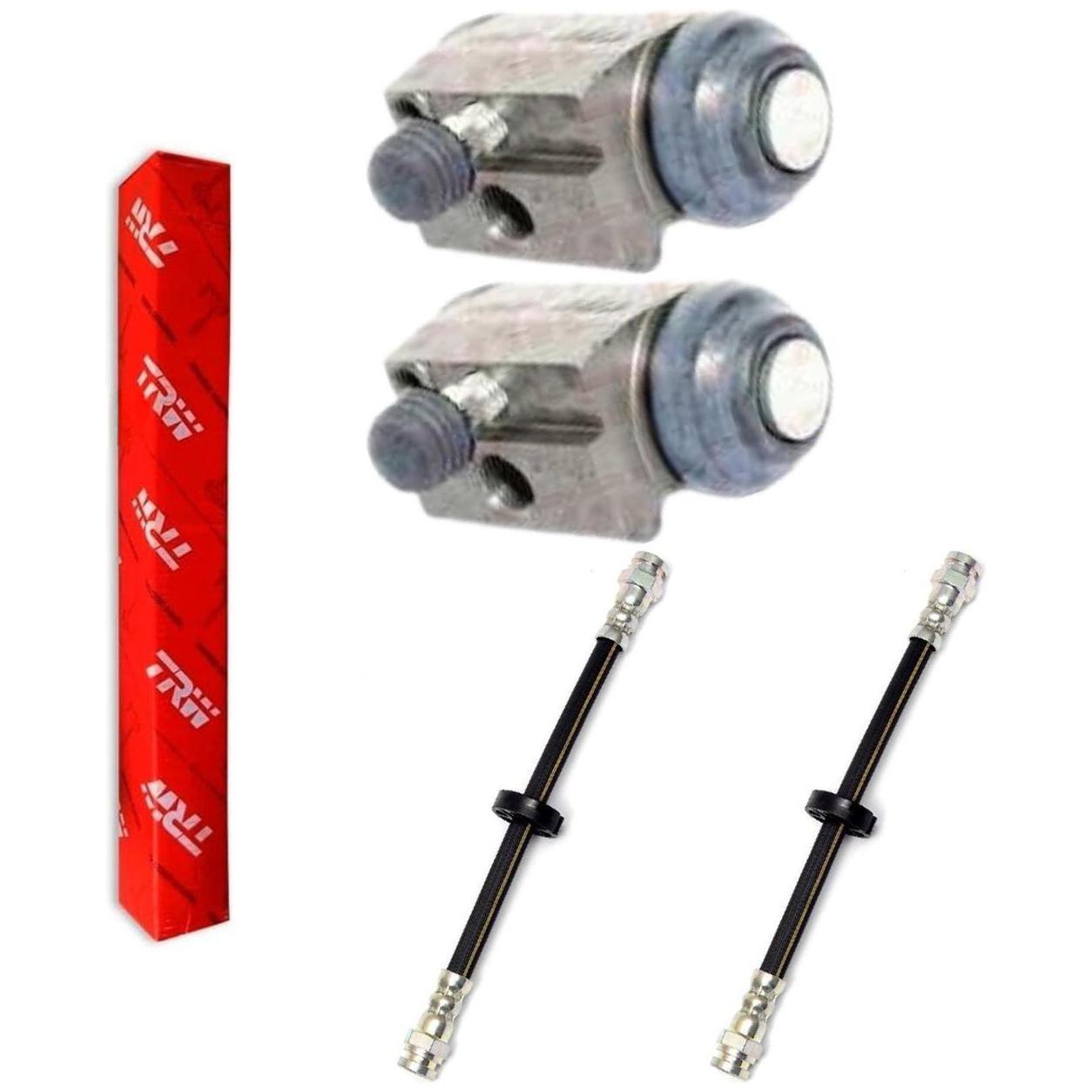 Kit Freio Traseiro Cilindro de Roda e Flexível - TRW - RCCR03440 - RPFX00110 - (1)