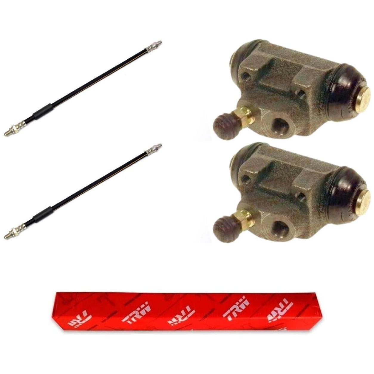 Kit Freio Traseiro Cilindro de Roda e Flexível - TRW - RCCR01910 - RPFX00540 - (1)