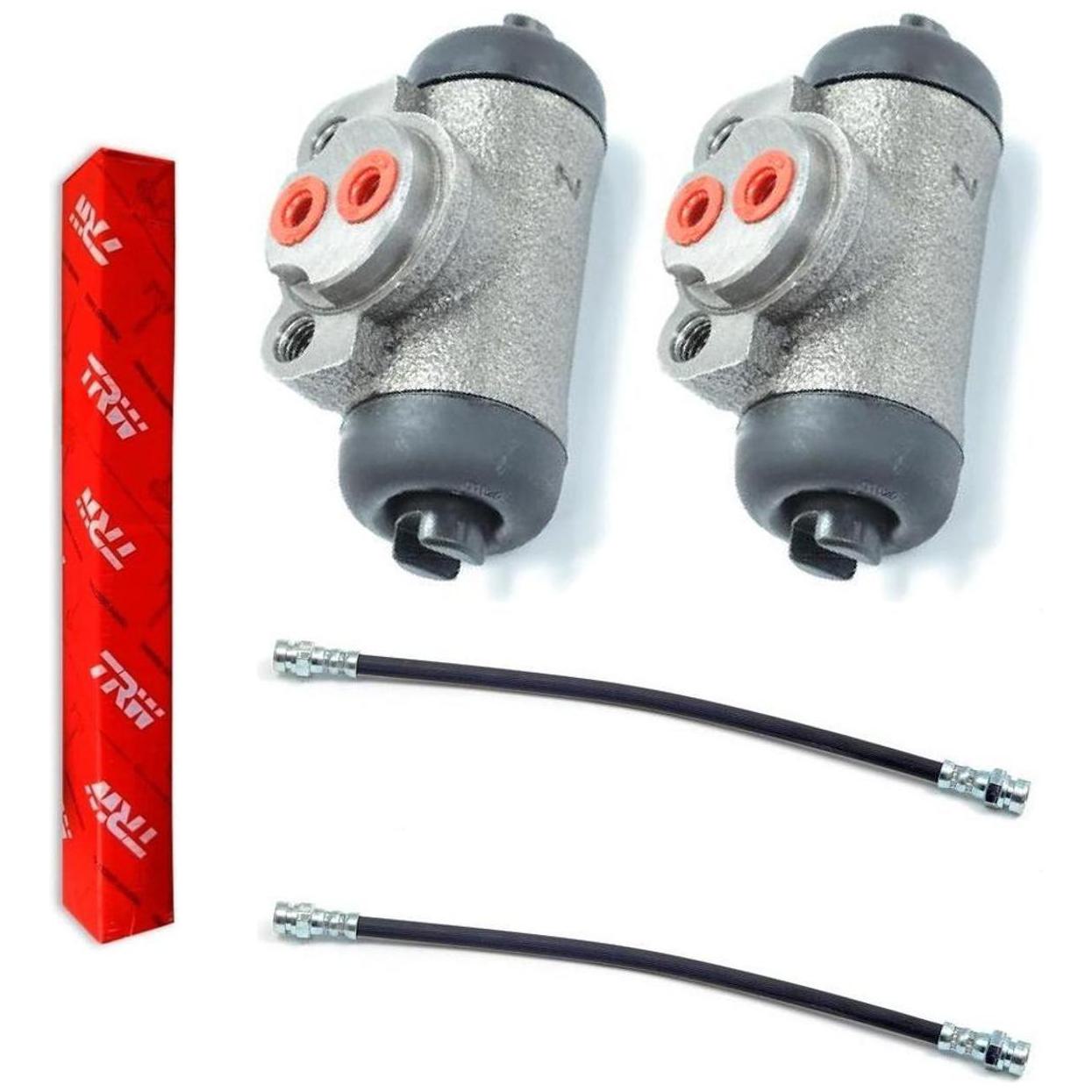 Kit Freio Traseiro Cilindro de Roda e Flexível - TRW - RCCR03020 - RPFX06710 - (1)