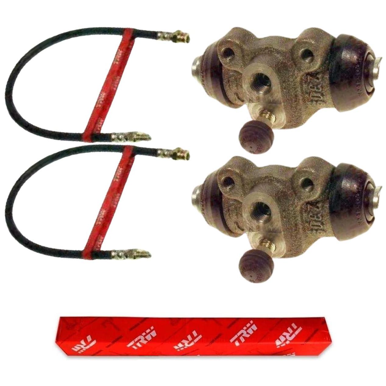Kit Freio Traseiro Cilindro de Roda e Flexível - TRW - RCCR00848 - RPFX00390 - (1)