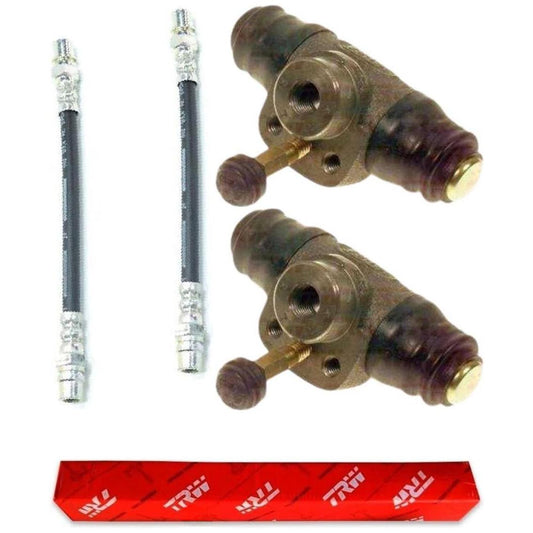 Kit Freio Traseiro Cilindro de Roda e Flexível - TRW - RCCR01390 - RPFX01400 - (1)