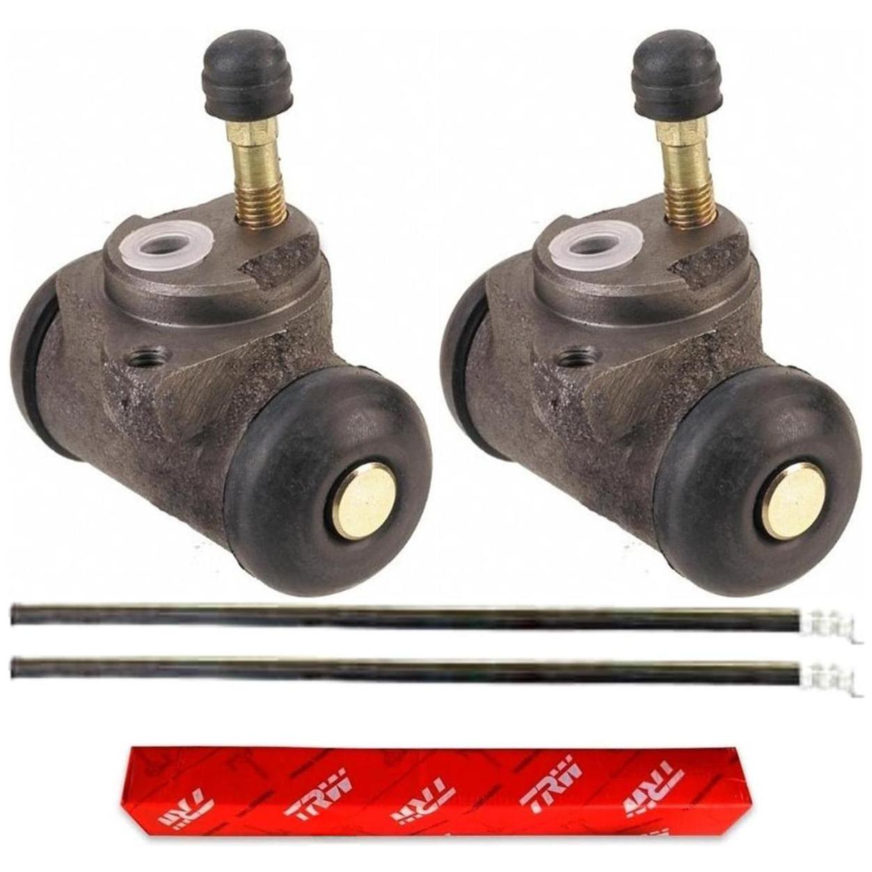 Kit Freio Traseiro Cilindro de Roda e Flexível - TRW - RCCR02040 - RPFX02880 - (1)