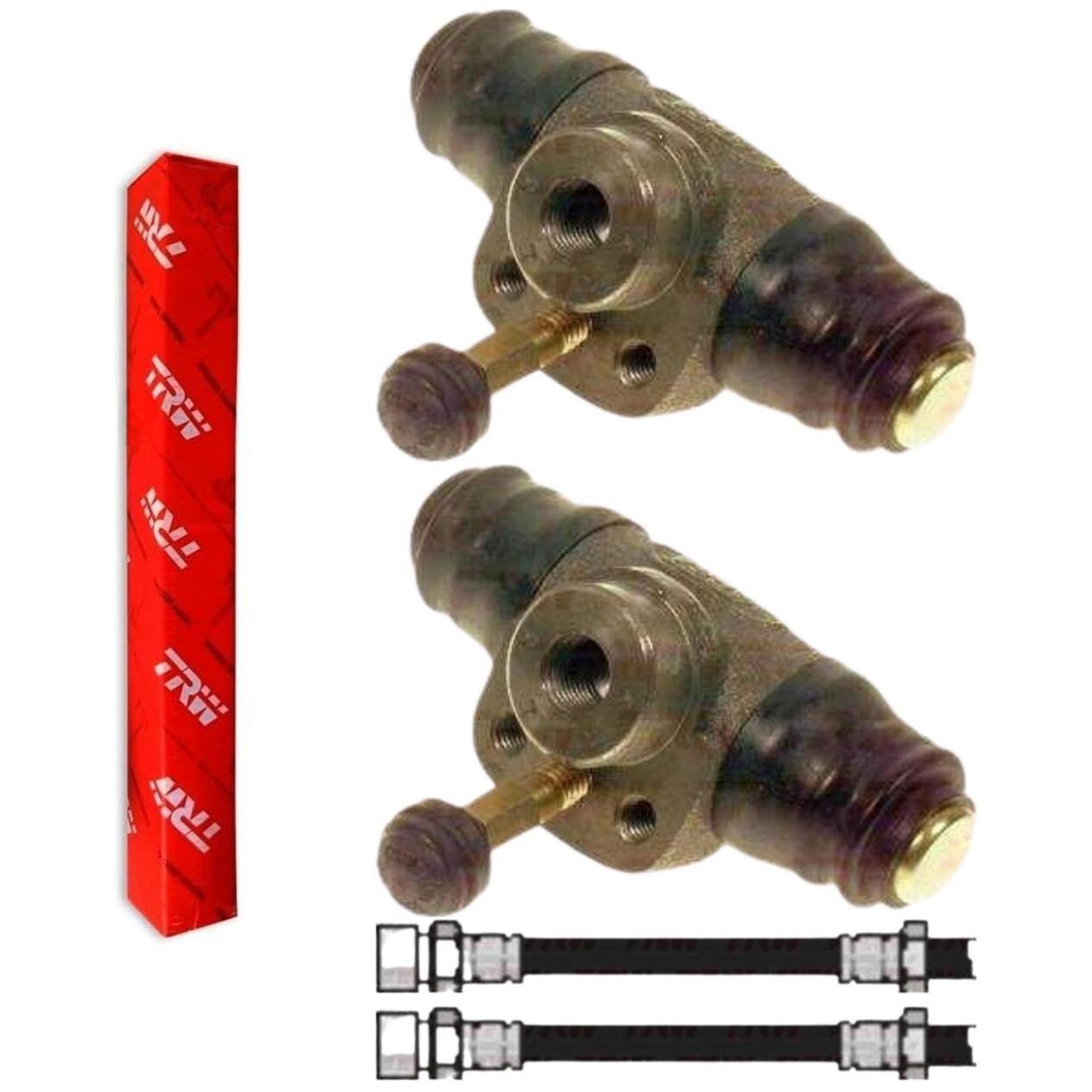 Kit Freio Traseiro Cilindro de Roda e Flexível - TRW - RCCR01390 - RPFX01420 - (1)