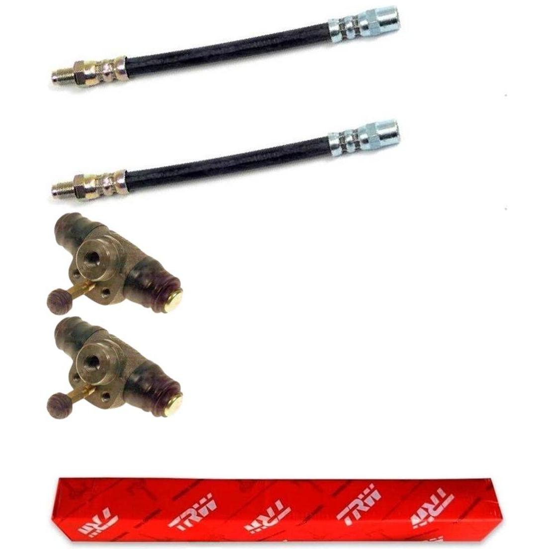 Kit Freio Traseiro Cilindro de Roda e Flexível - TRW - RCCR01390 - RPFX06960 - (1)