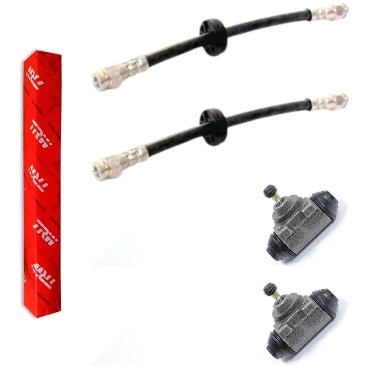 Kit Freio Traseiro Cilindro de Roda e Flexível - TRW - RCCR02860 - RPFX06250 - (1)