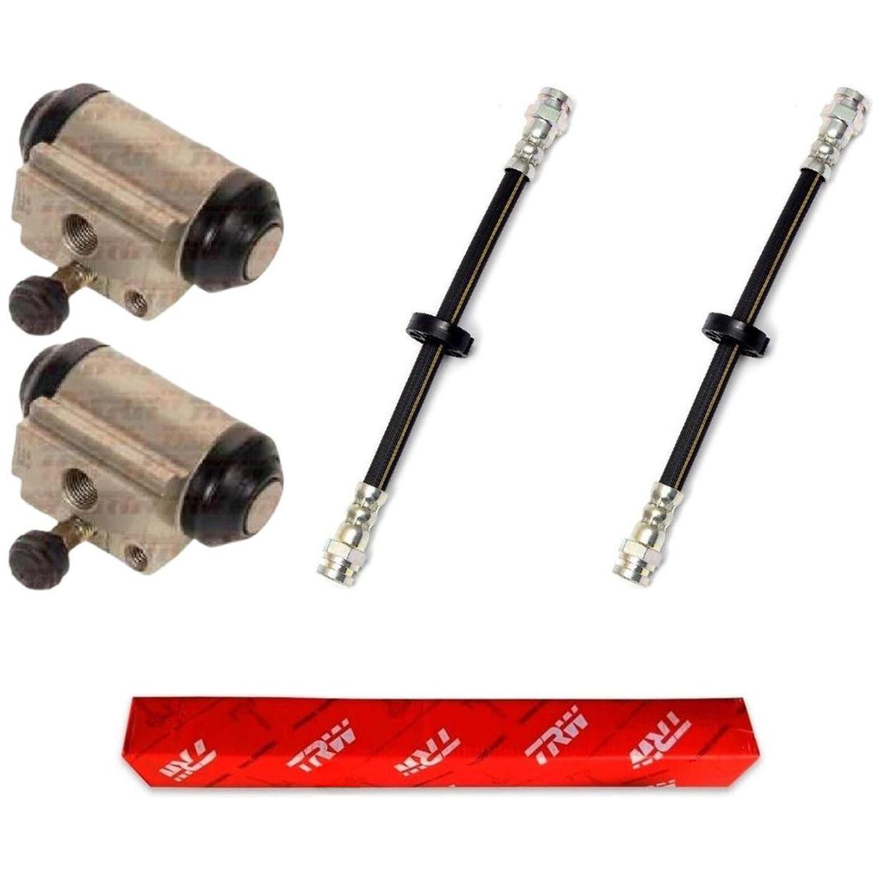 Kit Freio Traseiro Cilindro de Roda e Flexível - TRW - RCCR02880 - RPFX00110 - (1)