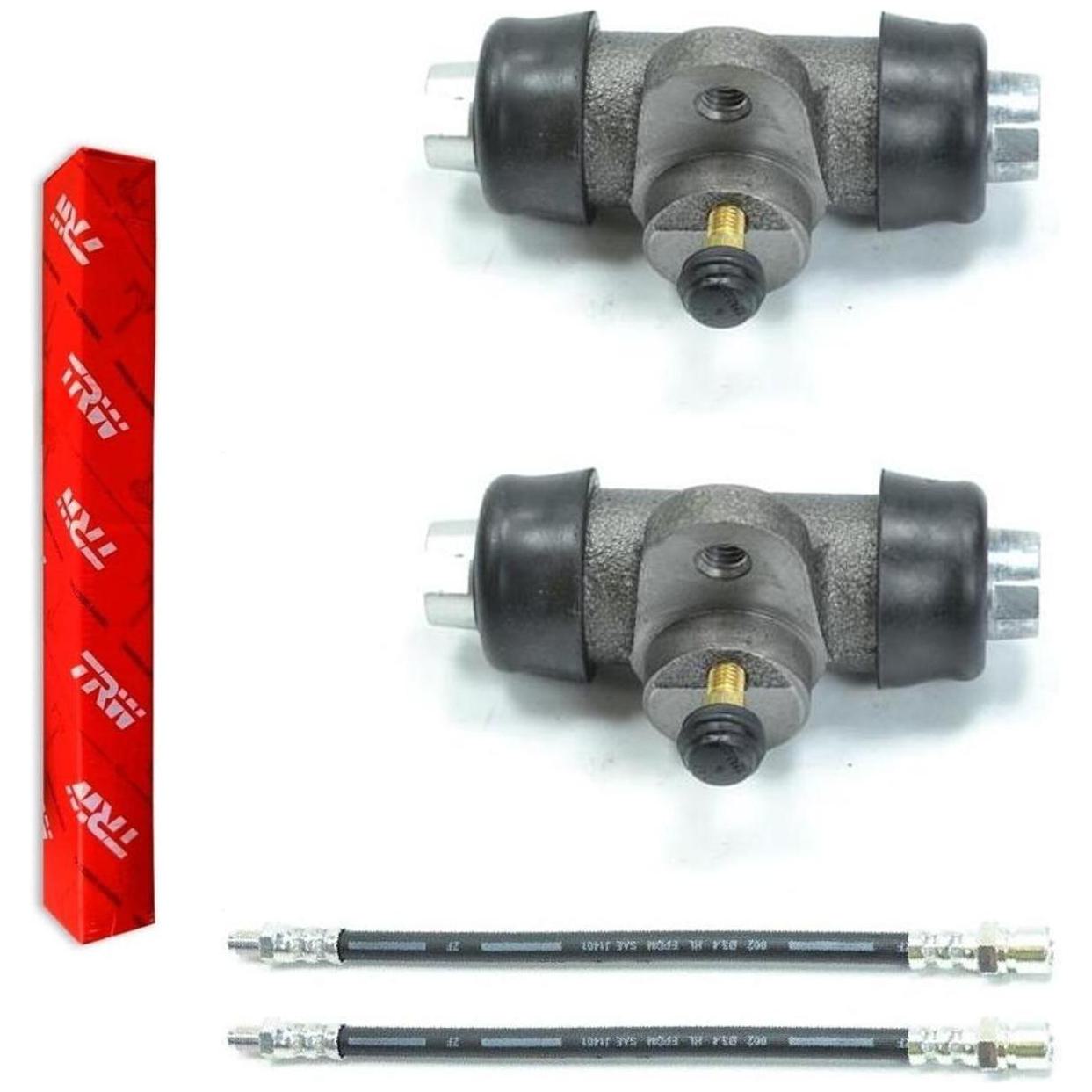 Kit Freio Traseiro Cilindro de Roda e Flexível - TRW - RCCR23988 - RPFX01240 - (1)