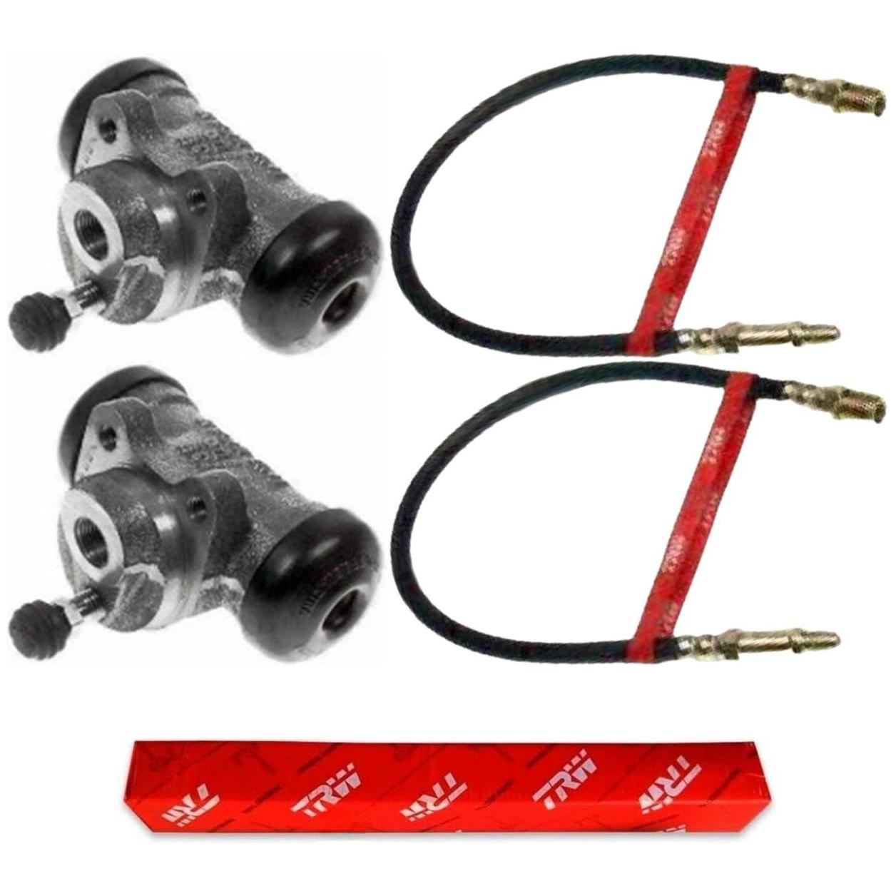 Kit Freio Traseiro Cilindro de Roda e Flexível - TRW - RCCR00163 - RPFX00550 - (1)