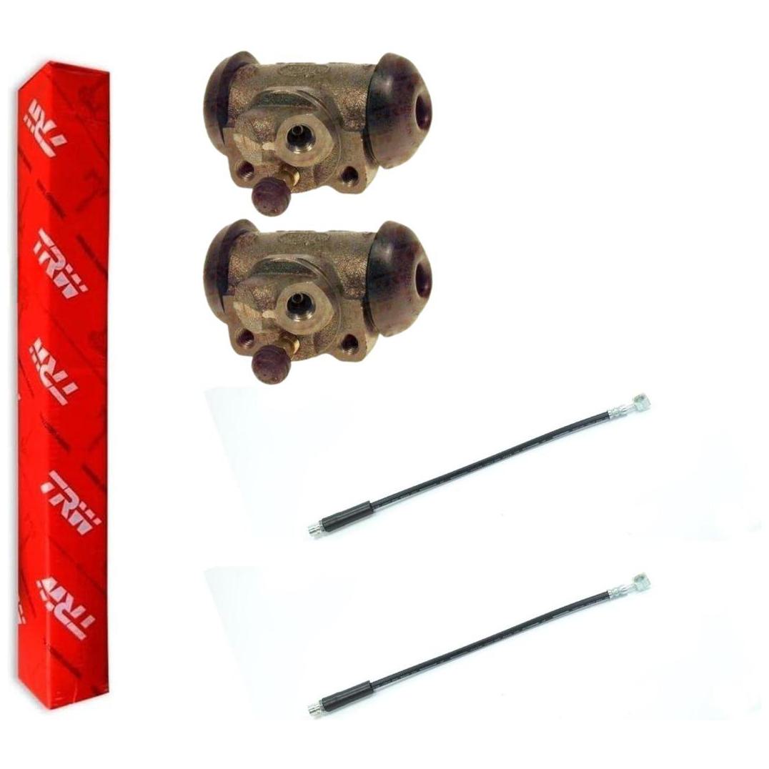 Kit Freio Traseiro Cilindro de Roda e Flexível - TRW - RCCR00872 - RPFX00770 - (1)