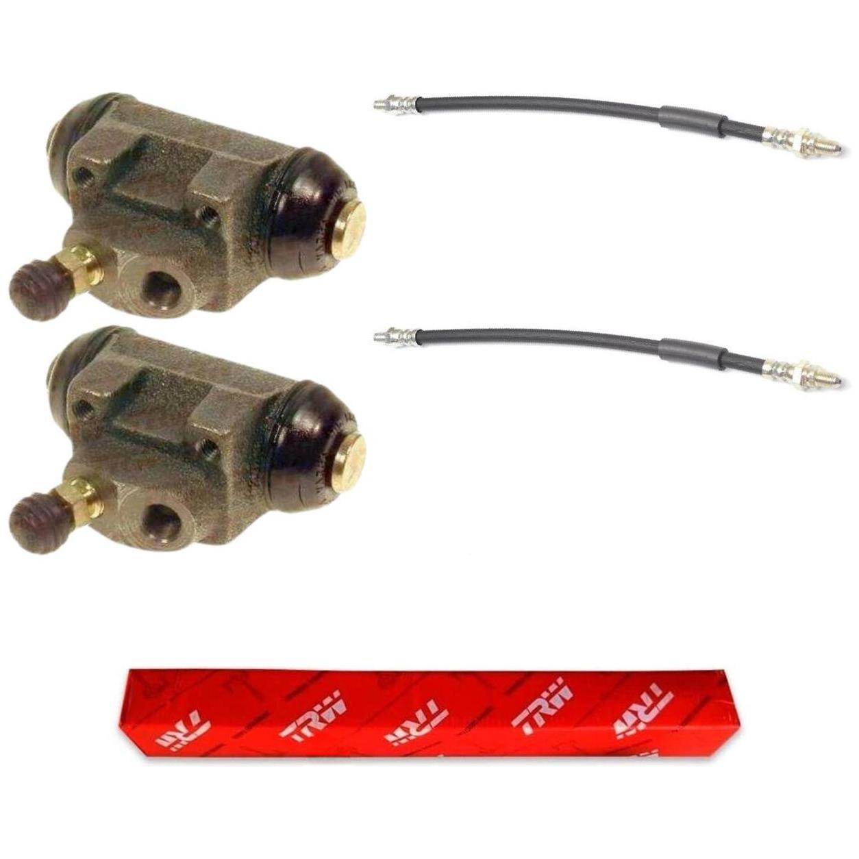 Kit Freio Traseiro Cilindro de Roda e Flexível - TRW - RCCR01910 - RPFX00480 - (1)
