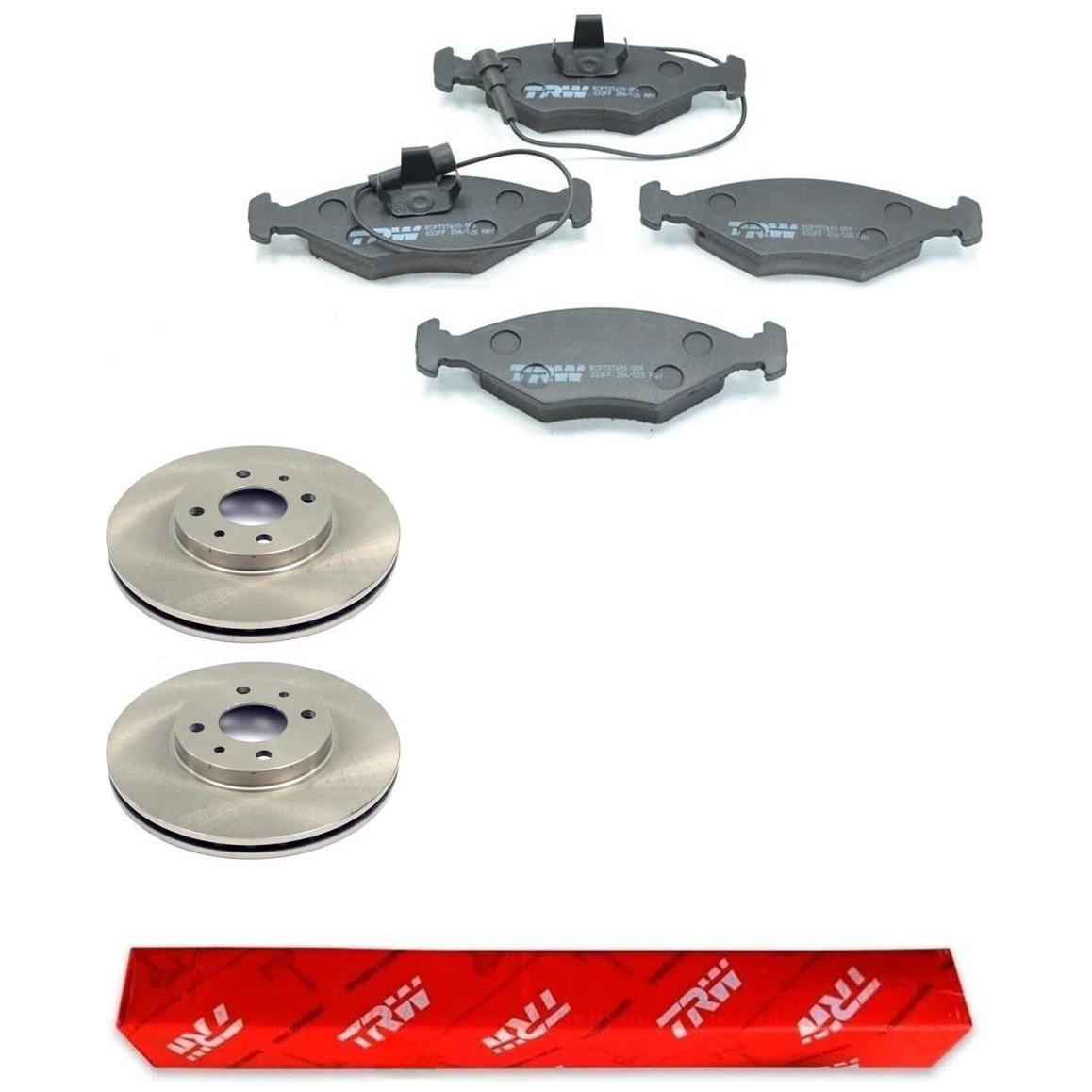 Kit Pastilha e Disco Dianteiro - TRW - RCDI00800 - RCPT07610 - (1)