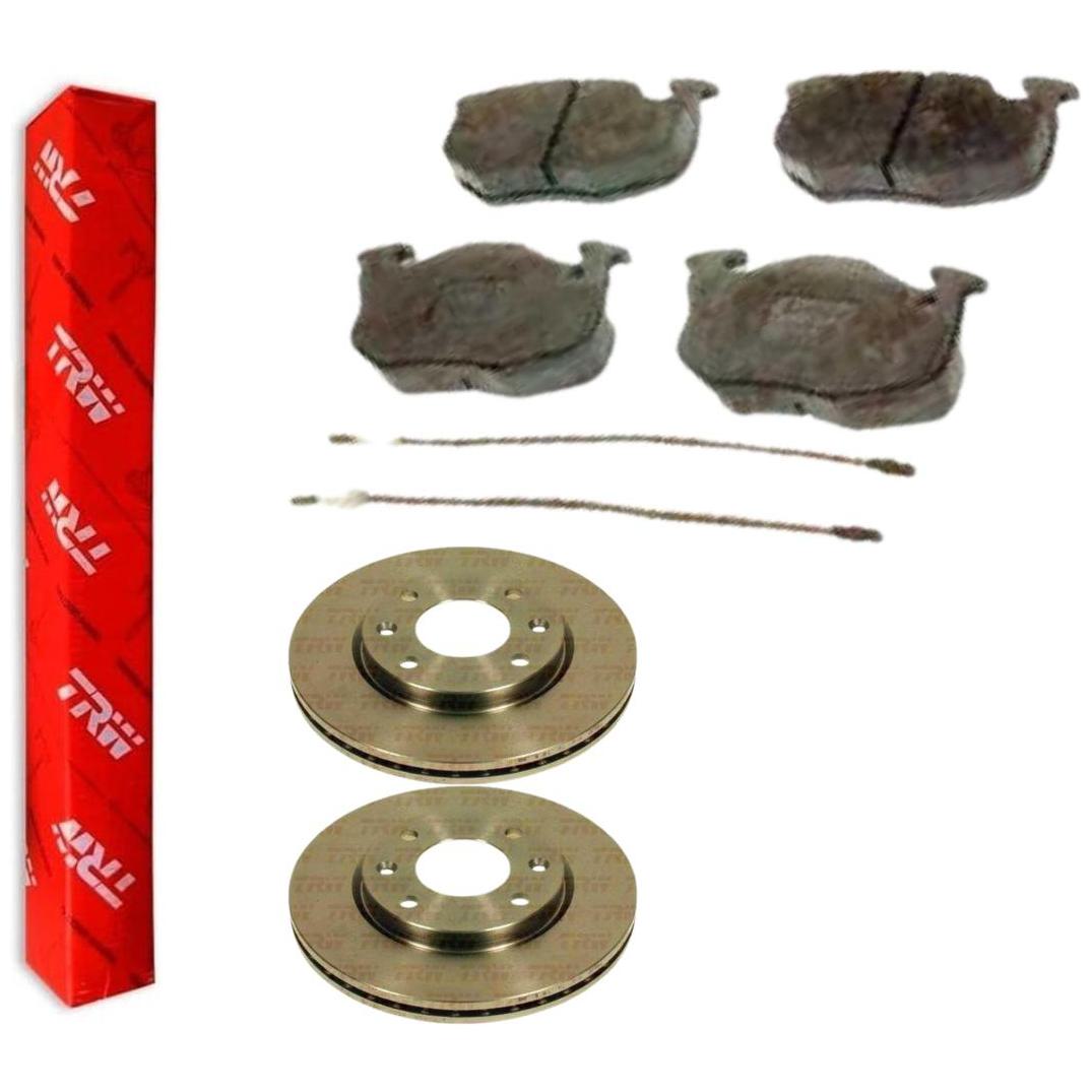 Kit Pastilha e Disco Dianteiro - TRW - RCDI01480 - RCPT00870 - (1)