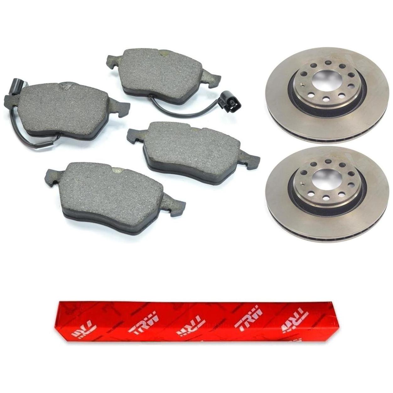 Kit Pastilha e Disco Dianteiro - TRW - RCDI01750 - RCPT05260 - (1)