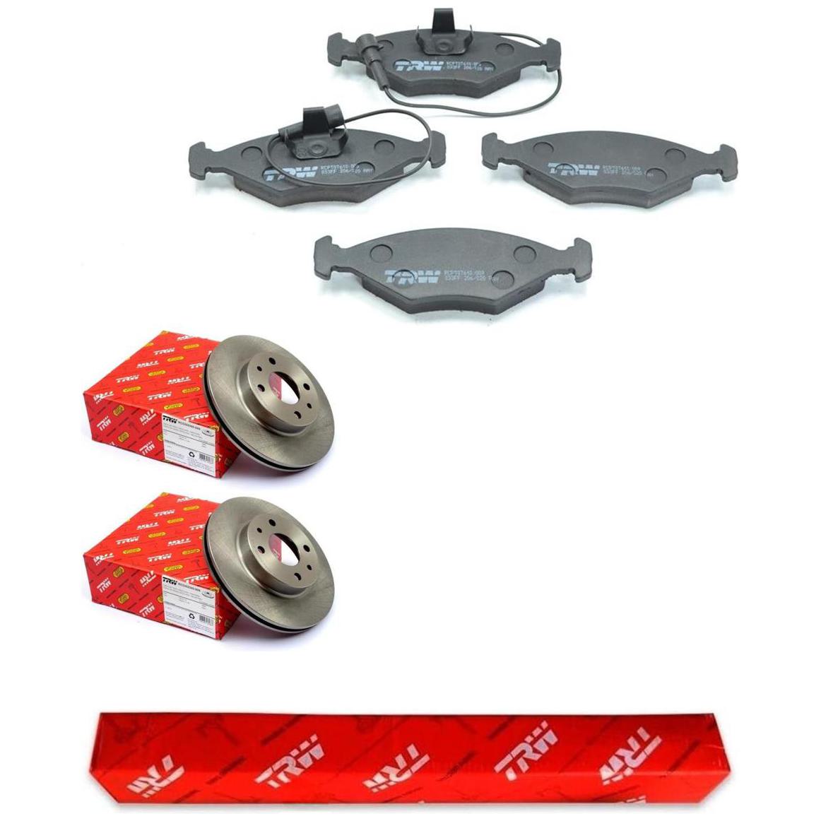 Kit Pastilha e Disco Dianteiro - TRW - RCDI02300 - RCPT07610 - (1)
