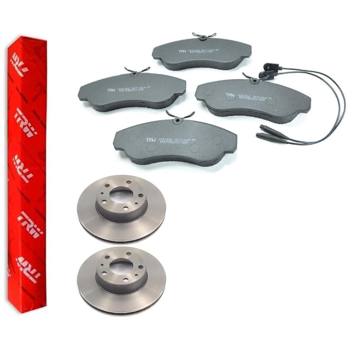 Kit Pastilha e Disco Dianteiro - TRW - RCDI07540 - RCPT08220 - (1)