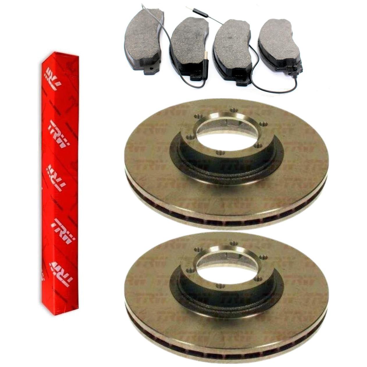 Kit Pastilha e Disco Dianteiro - TRW - RCDI01340 - RCPT02250 - (1)