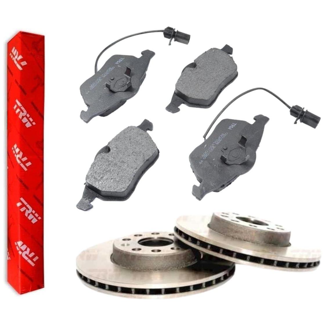 Kit Pastilha e Disco Dianteiro - TRW - RCDI07800 - RCPT01150 - (1)