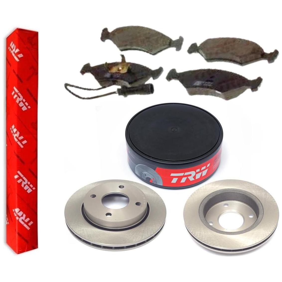 Kit Pastilha e Disco Dianteiro - TRW - RCDI00900 - RCPT00381 - (1)