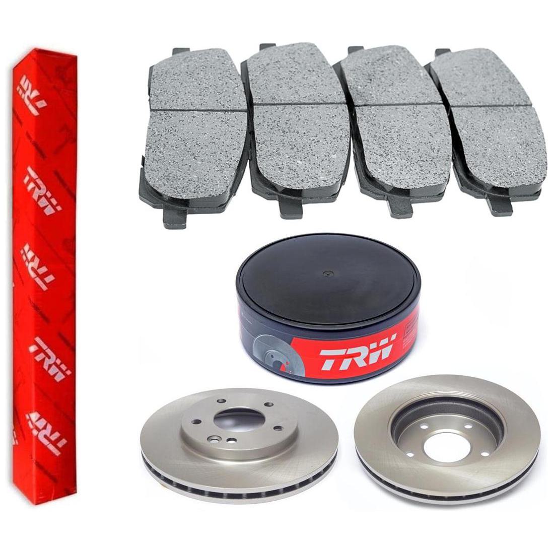 Kit Pastilha e Disco Dianteiro - TRW - RCDI02640 - RCPT04340 - (1)