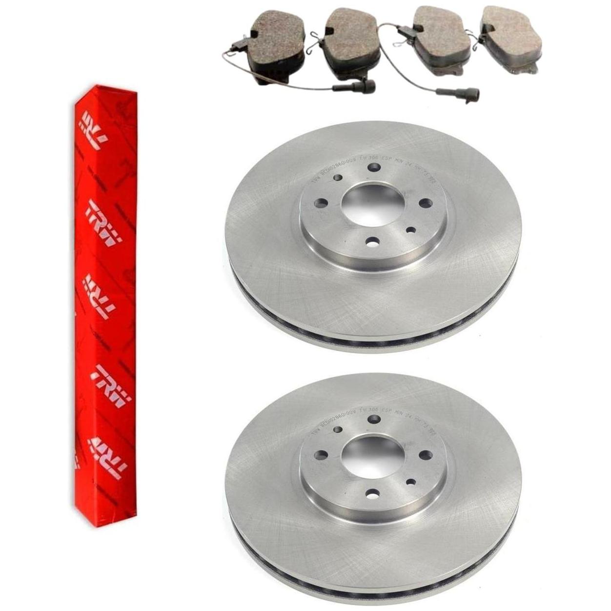 Kit Pastilha e Disco Dianteiro - TRW - RCDI02860 - RCPT04850 - (1)