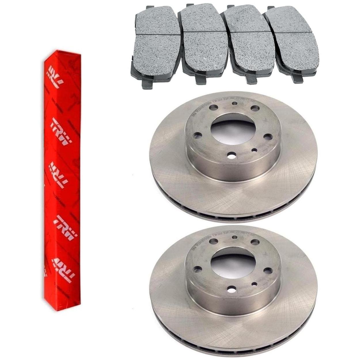 Kit Pastilha e Disco Dianteiro - TRW - RCDI01870 - RCPT08190 - (1)