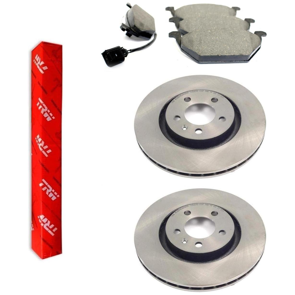Kit Pastilha e Disco Dianteiro - TRW - RCDI01630 - RCPT02830 - (1)