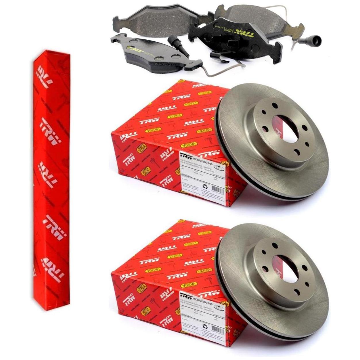 Kit Pastilha e Disco Dianteiro - TRW - RCDI02300 - RCPT04970 - (1)
