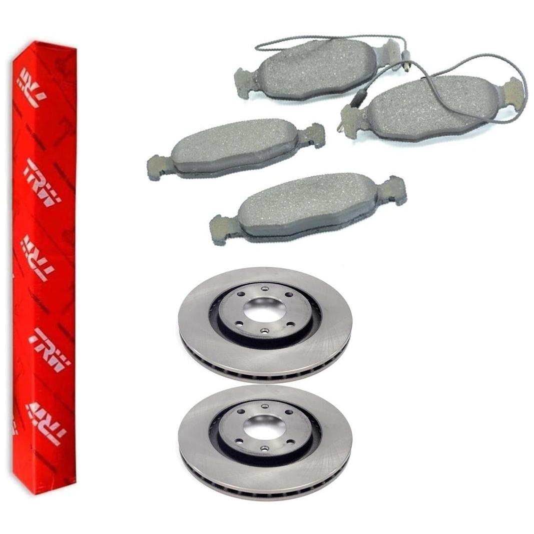 Kit Pastilha e Disco Dianteiro - TRW - RCDI01370 - RCPT04660 - (1)